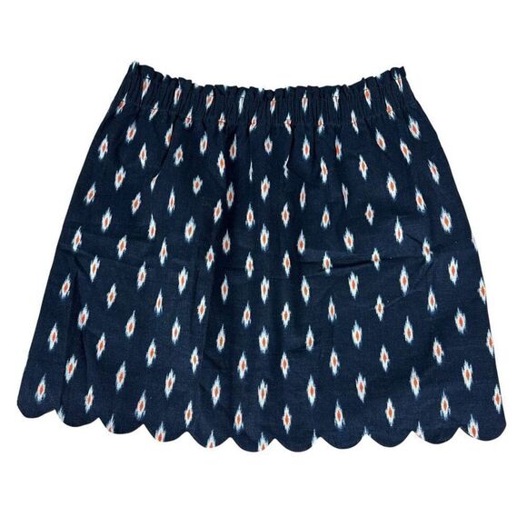 J. Crew Women's Printed scalloped sidewalk skirt size 10 NEW - Picture 3 of 10